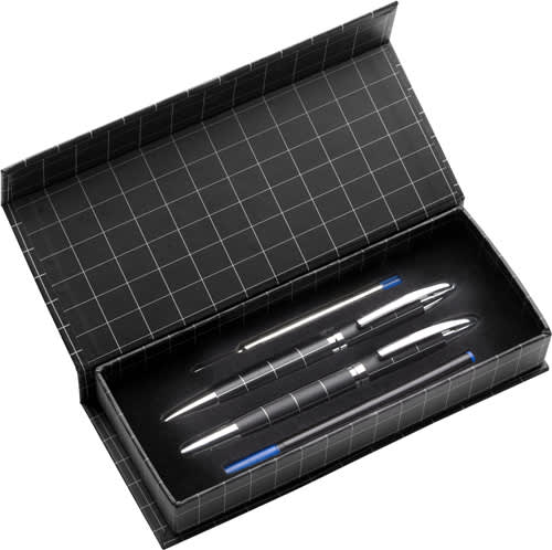 Metal writing set