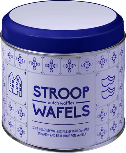 Tin for Dutch waffles