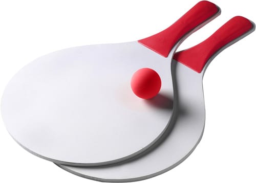 Wooden beach bat and ball set