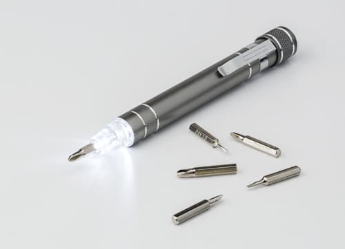 Aluminium pocket screwdriver
