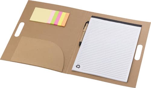 Cardboard memo folder