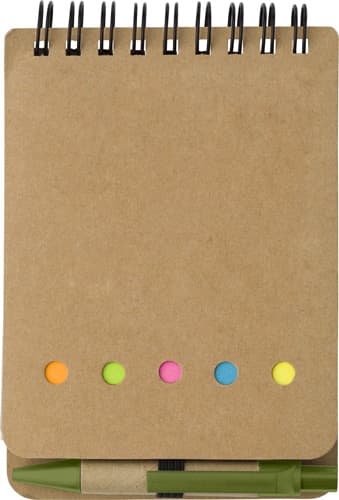 Cardboard memo folder