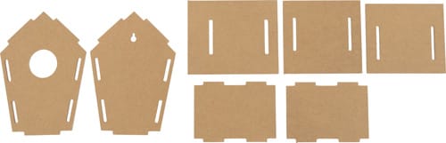 MDF birdhouse kit