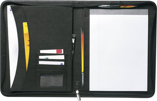 Bonded leather folder