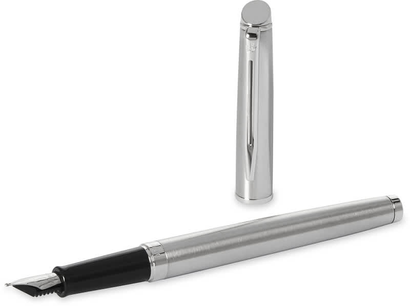 Waterman stainless steel fountain pen