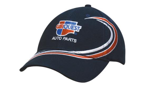 Brushed Heavy Cotton with Wave Embroidery