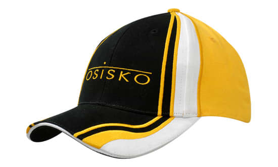 Brushed Heavy Cotton with Crown/Peak Inserts & Embroidery