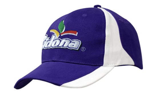 Brushed Heavy Cotton with Fabric Inserts on Crown & Peak