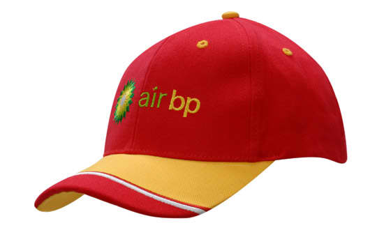 Brushed Heavy Cotton with Fabric Insert & Embroidery on Peak