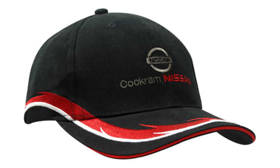 Brushed Heavy Cotton Crown & Peak Embroidery