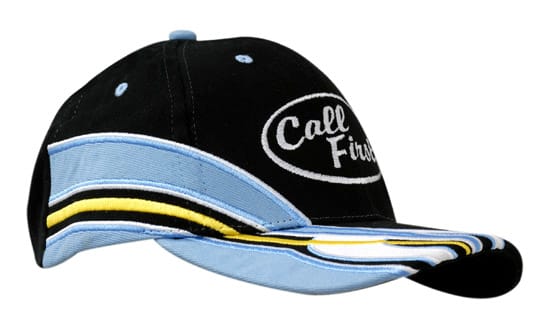 Brushed Heavy Cotton with Inserts/Embroidery on Crown & Peak