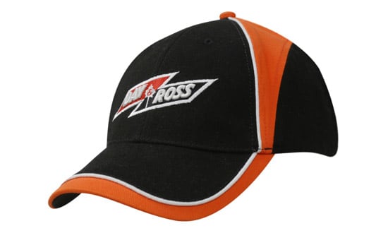 Brushed Heavy Cotton with Crown/Peak Inserts & Piping