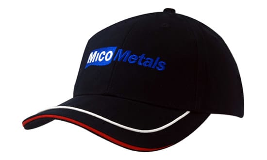 Brushed Heavy Cotton with Sandwich Trim & Piping on Peak