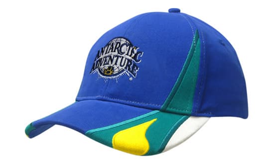 Brushed Heavy Cotton with Crown & Peak Inserts/Embroidery