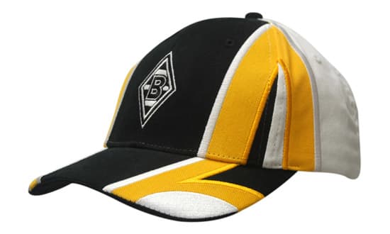 Brushed Heavy Cotton with Fabric Inserts/Embroidery on Crown & Peak