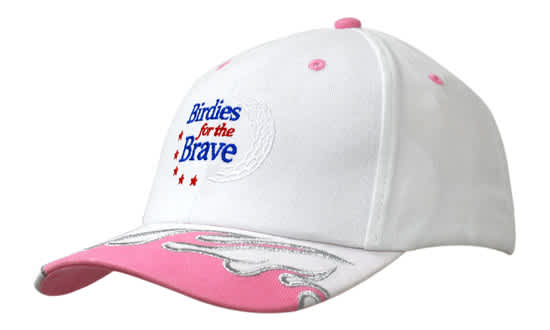 Brushed Heavy Cotton with Flame Embroidery on Crown & Peak