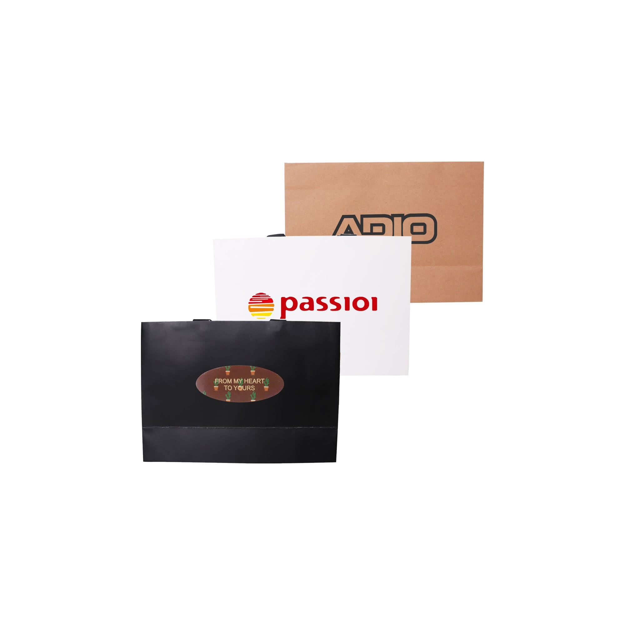 Small Paper Bag with Flat Handle(250 x 170 x 80mm)