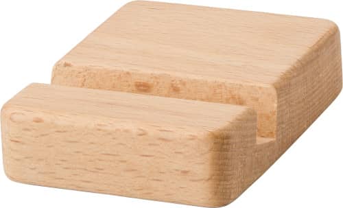 Beech wood phone holder