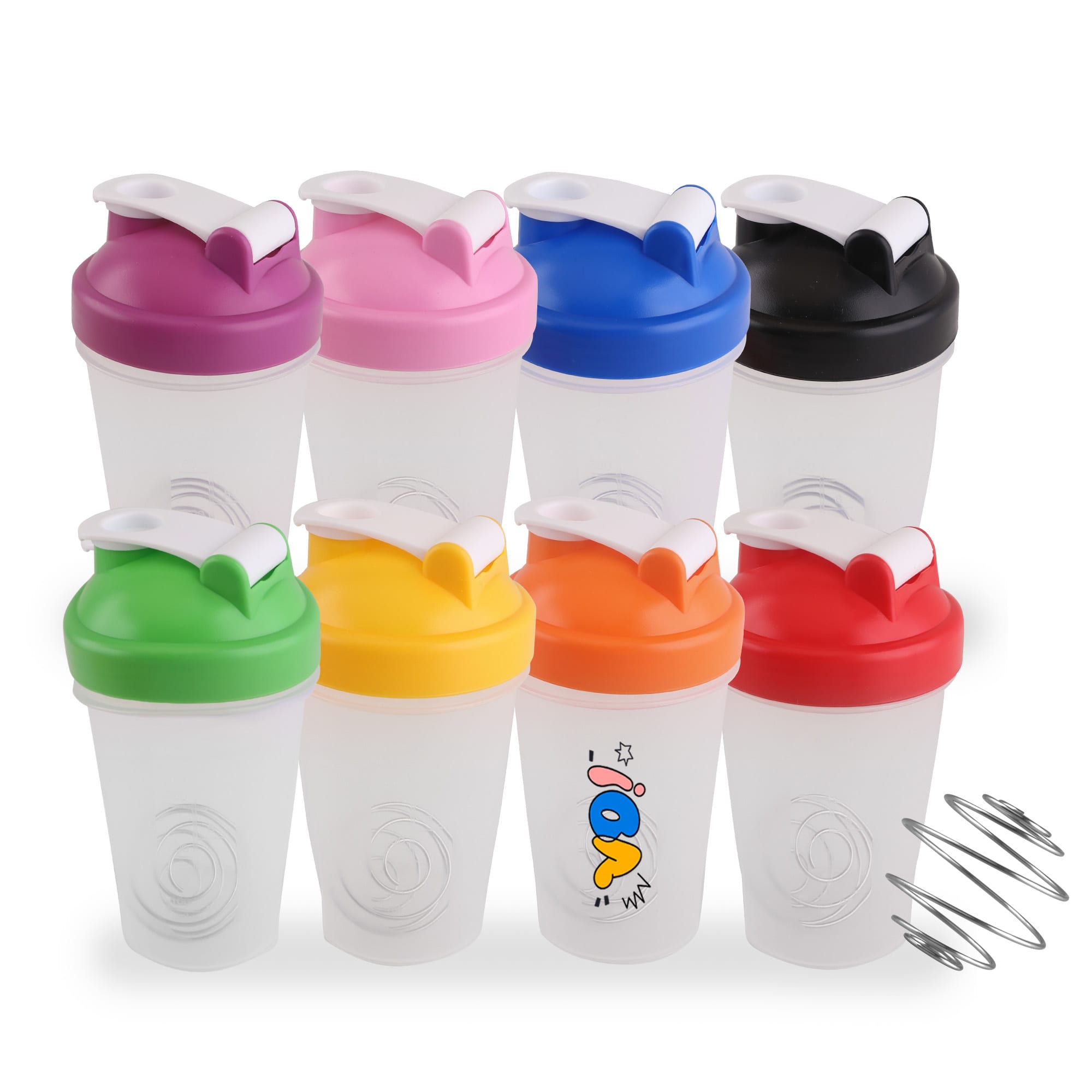 BPA Free Fitness Shaker Bottle 400ml