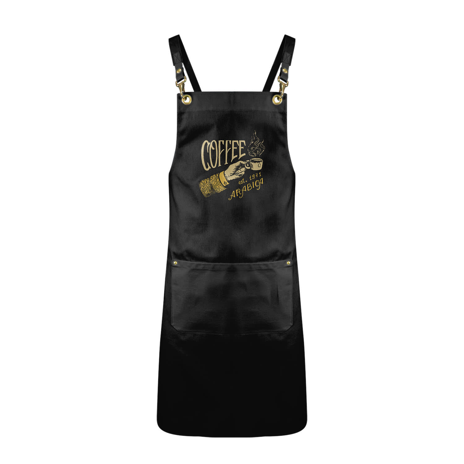 Bib Apron With Removable Straps Adults