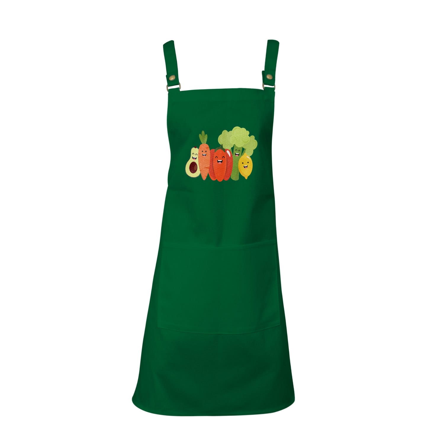 Bib Apron With Sewn on Straps Youth