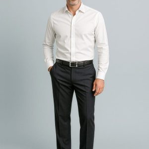 Mens Cool Stretch Adjustable Waist Pant (Stout)