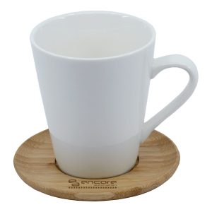 Carmel Vee Mug & Saucer