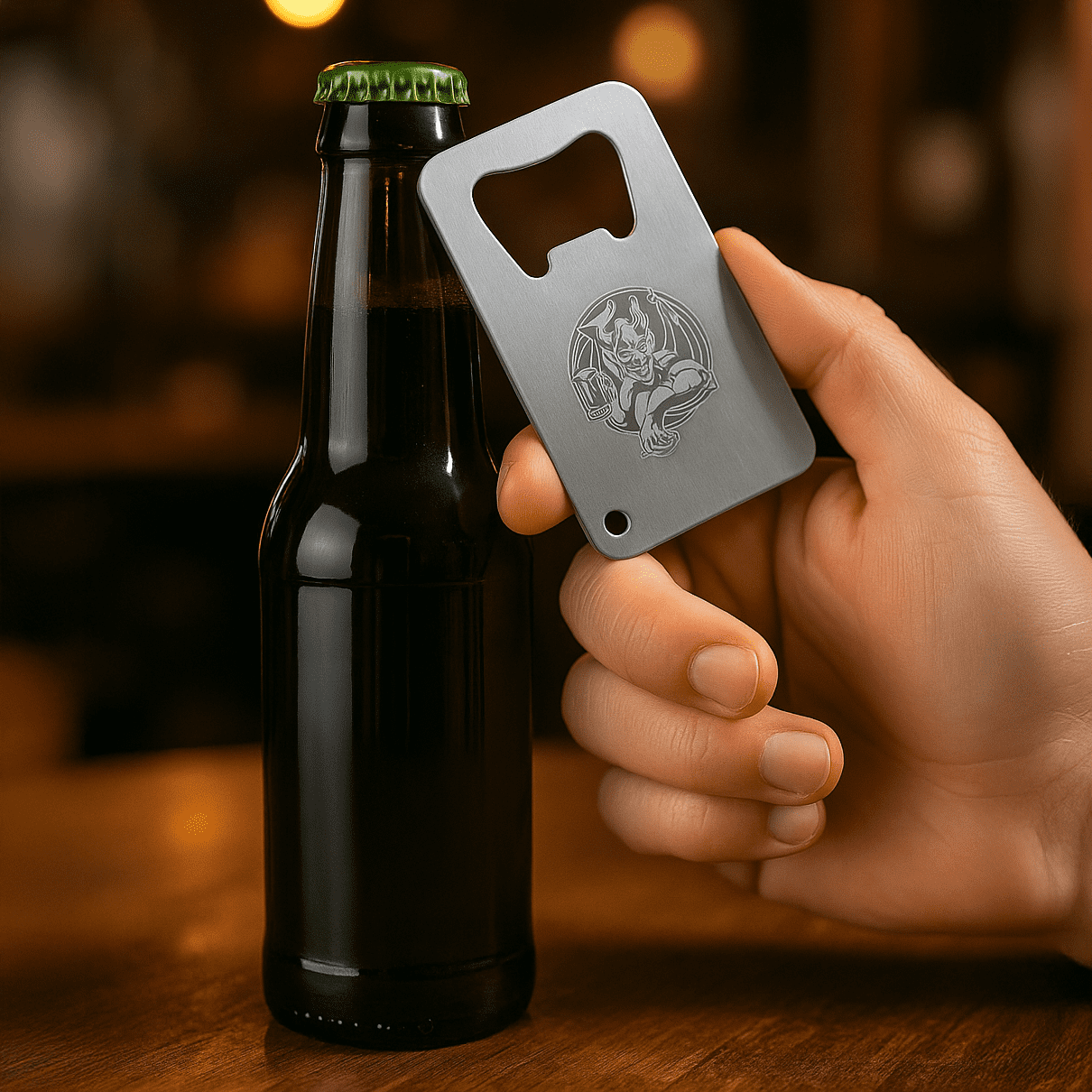 Stainless Credit Card Bottle Opener
