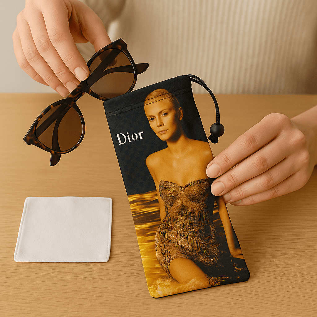 Micro Fibre Sunglass Pouch and Cloth