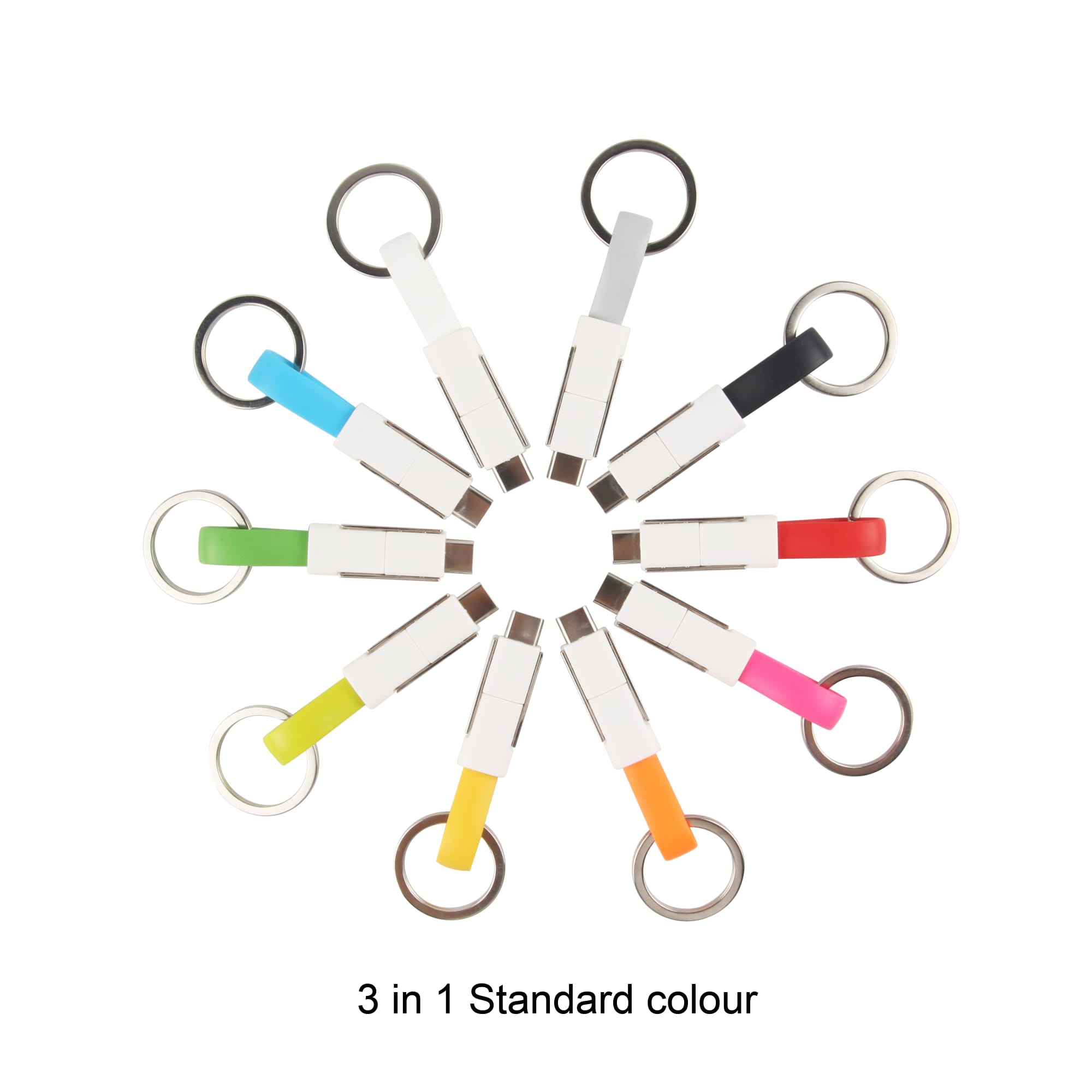 Magnetic Charging Cable with Keyring