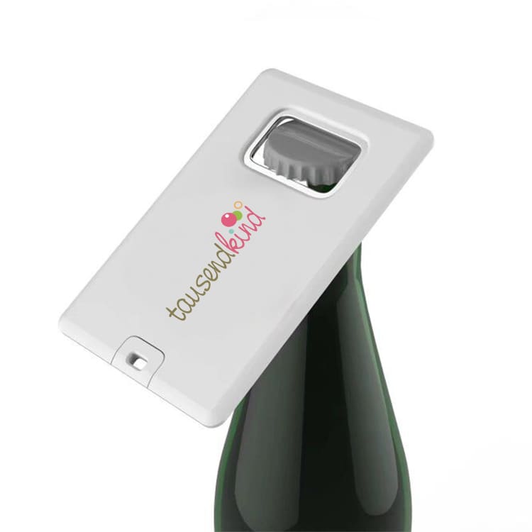 Card Shape Bottle Opener Flash Drive