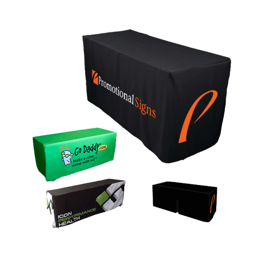 Fitted Table Cloth with Zipper Back * 6ft