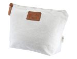 Calico Toiletry/Makeup Bag 17x27x8.5cm