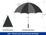 Genie Auto Open/Close Umbrella