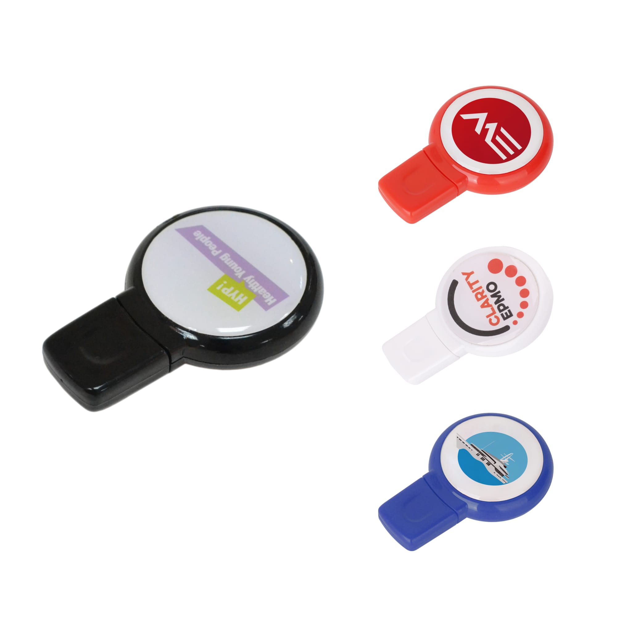 Round Domed Flash Drive