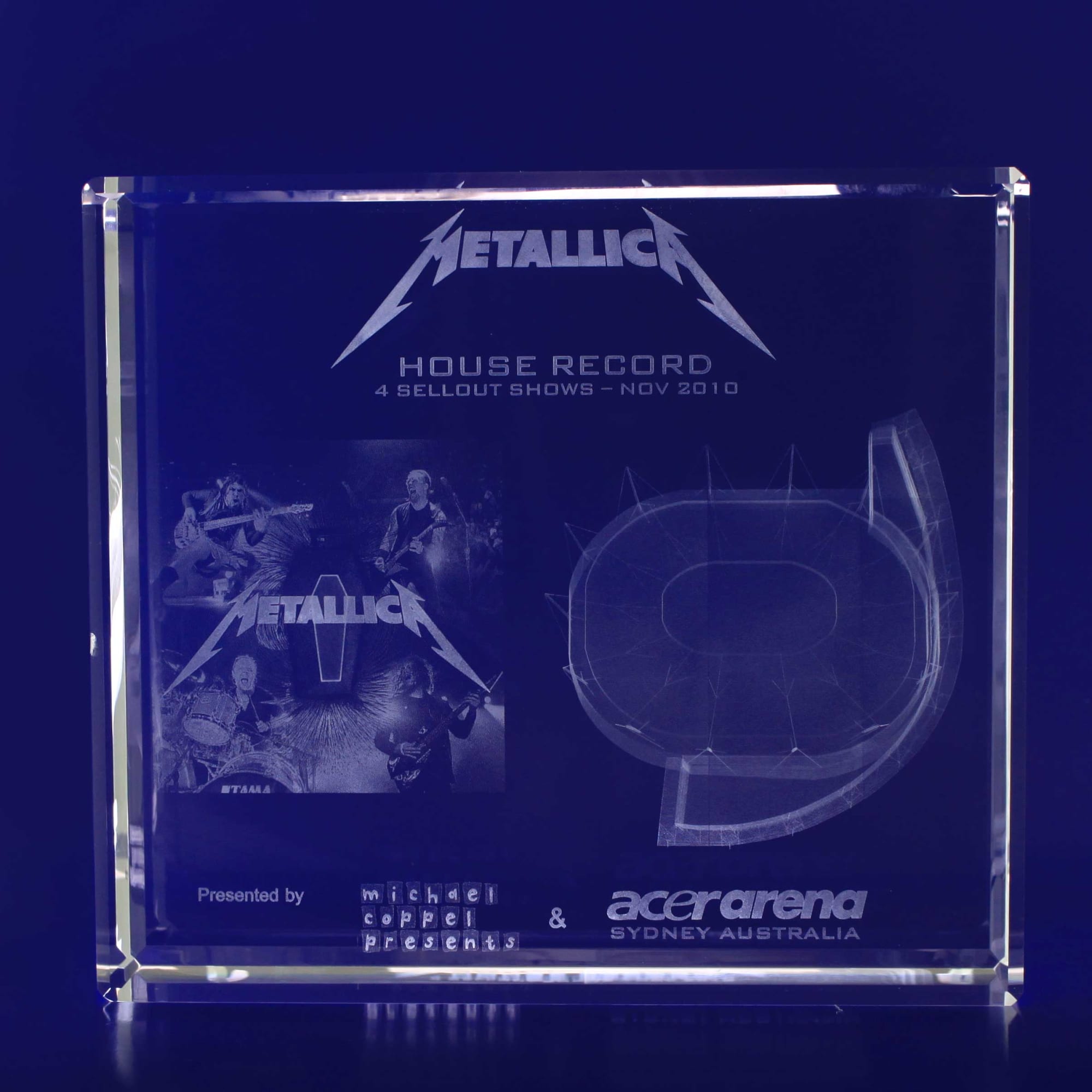 3D Crystal Square 180x160x60mm