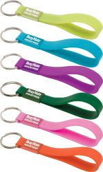 Silicone Sling Keyring - Indent