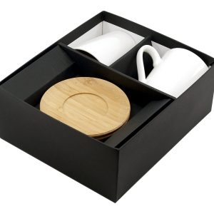 Carmel Vee Mug & Saucer Set