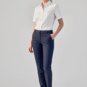 Womens Comfort Waist Slim Leg Pant