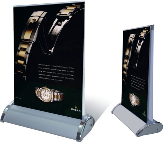 Table Top Pull Up Banner A3 Double Sided