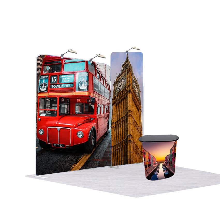 Stretch Fabric Display / Tension Fabric Display Exhibition Booths Type A
