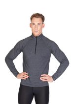 Mens Greatness Half Zip Mock Neck