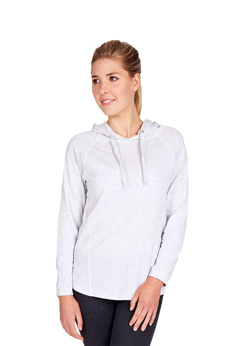 f392ld_ladies_fusion_tshirt_hoodie_hero.jpg Women's fusion T-shirt Hoodie