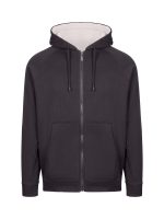 Mens Unbrushed Stripe Sleeve Hoodie