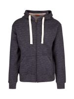 Mens Brushed Heavy Zip Fleece Hoodie