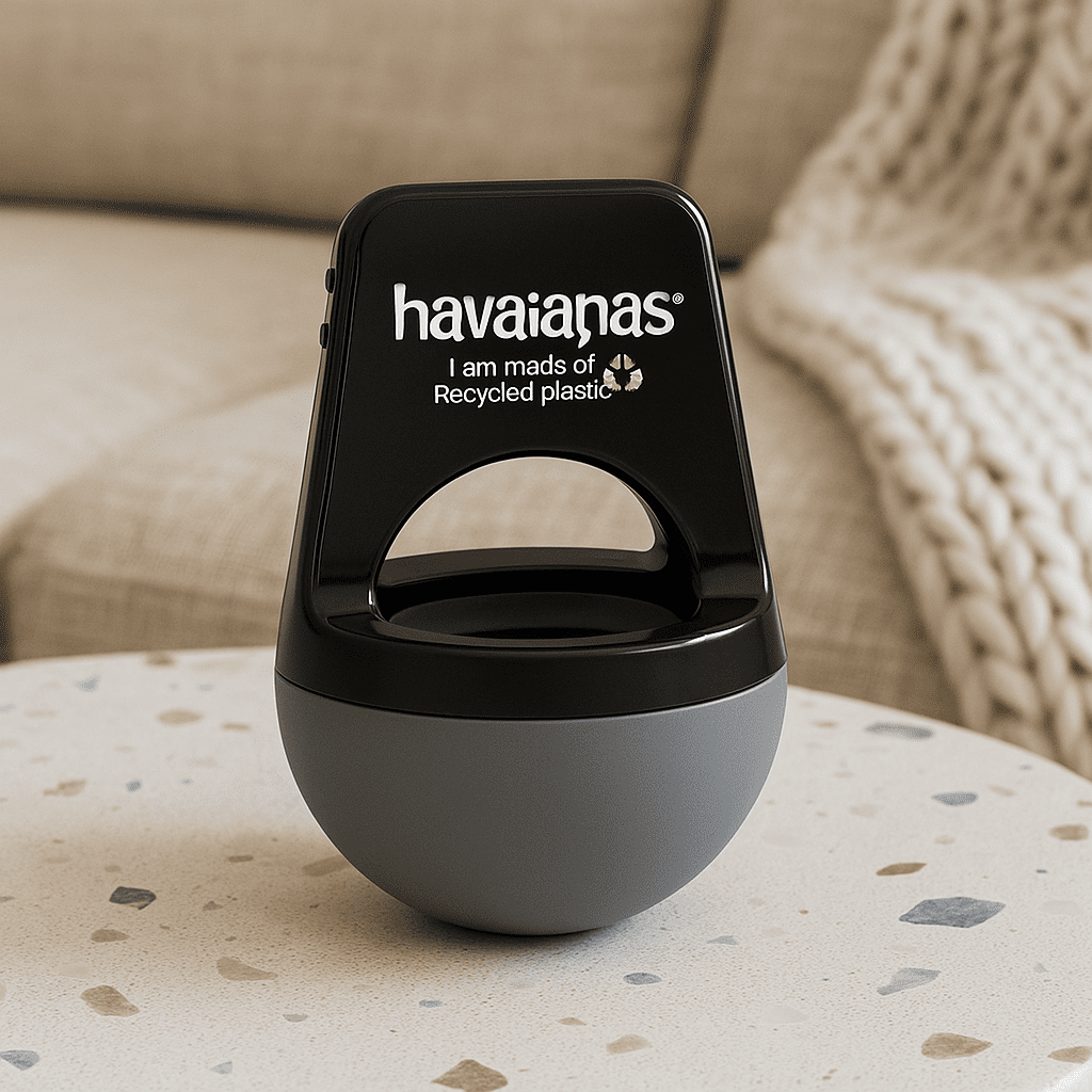 Geo Wireless speaker in Recycled ABS - Silver