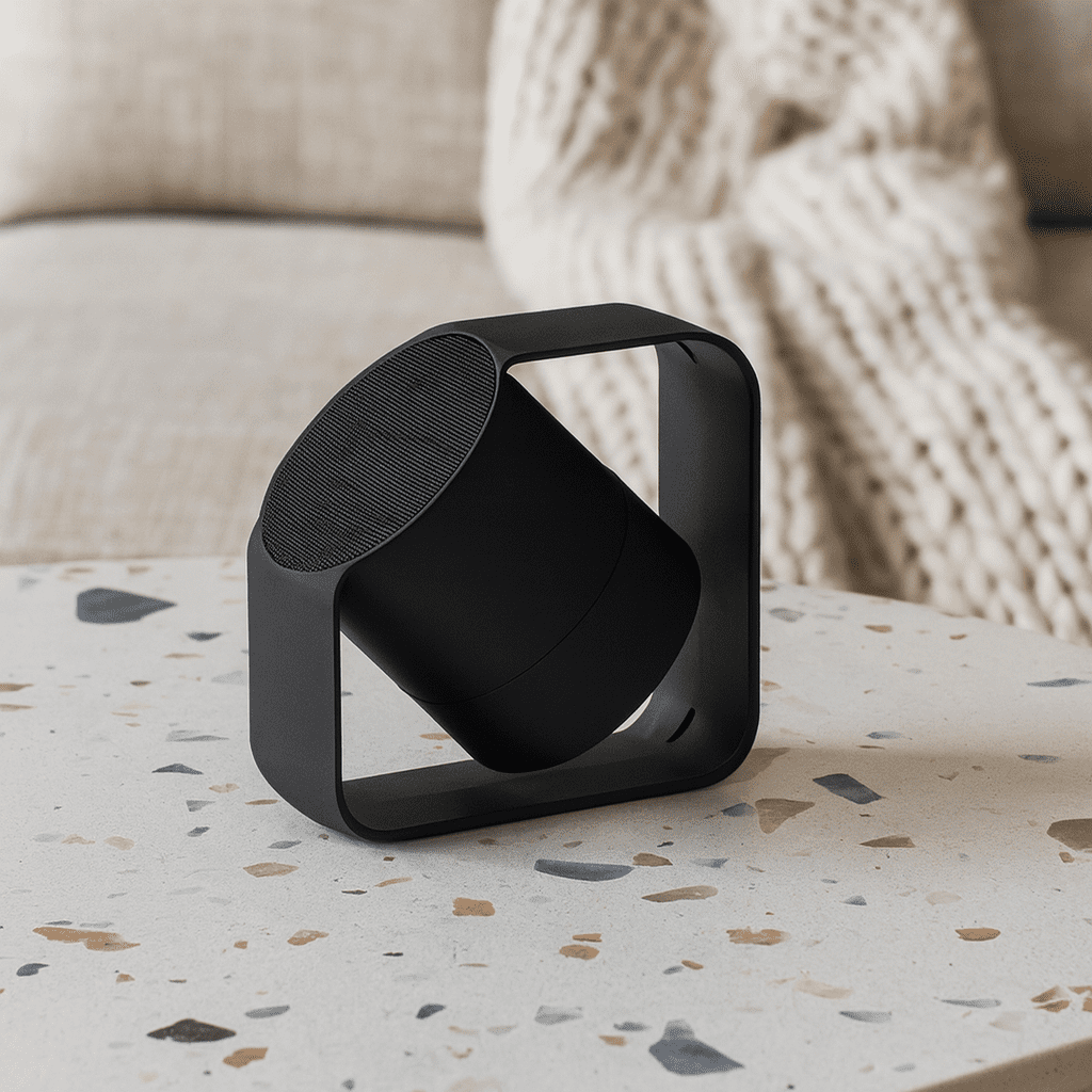 Kobra Wireless speaker - Recycled ABS & Aluminium - Black