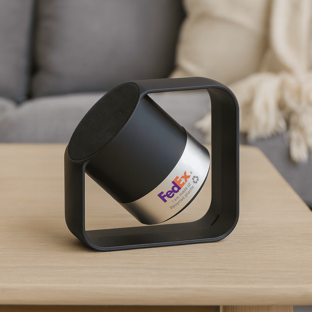 Kobra Wireless speaker - Recycled ABS & Aluminium - Silver