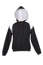 Womens/Juniors Shoulder Contrast ZIP Hoodie