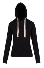 Womens/Junior Heavy Zip Fleece Hoodie